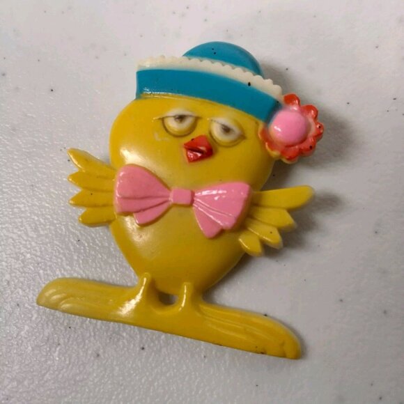 Vintage Holiday Pin Pinback Brooch Lot of 8 Halloween Christmas Easter Witch - Picture 12 of 16